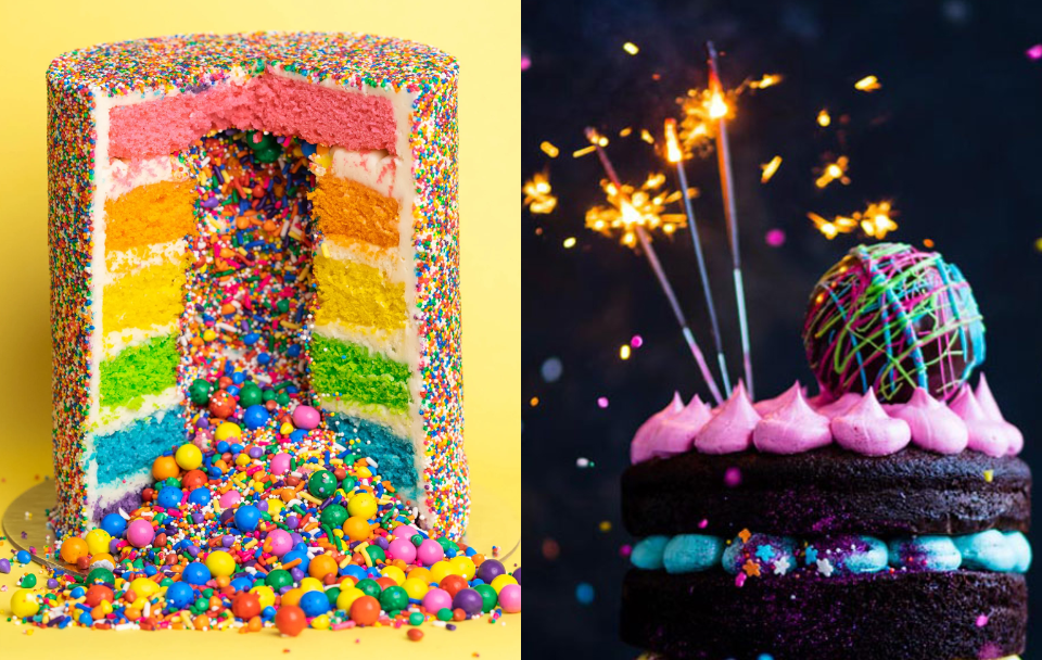 Explosion Cakes