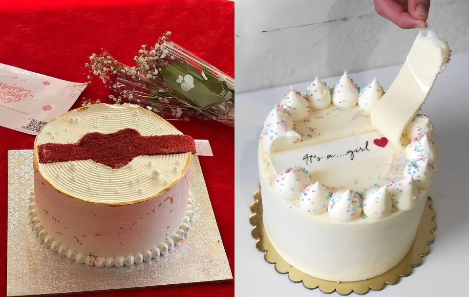 Hidden Message Cakes